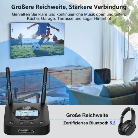 TRANSMITER NADAJNIK BLUETOOTH 5.2 1MII B06TX+ PLUS APTX