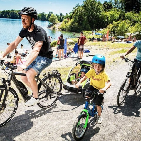 ZACZEP DO PRZYCZEPY ROWEROWEJ ŁĄCZNIK HAK DO ROWERU UNIWERSALNY +KLUCZ