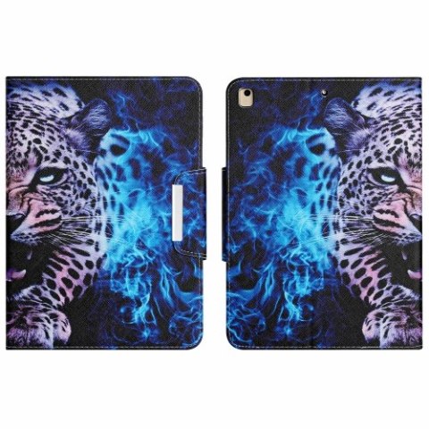 ZAMYKANE ETUI DO APPLE IPAD MINI 4/5 7.9" CASE Z KLAPKĄ LEOPARD