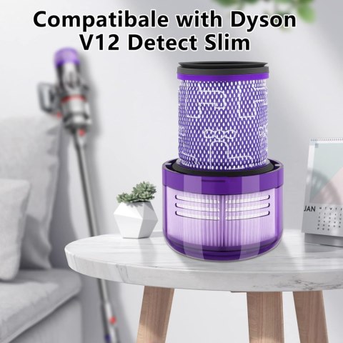 2xFILTR HEPA DO ODKURZACZA DYSON V12 Detect Slim Absolute Extra Total Clean