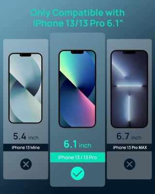 3x SZKŁO HARTOWANE DO APPLE IPHONE 13/13 PRO 6.1" ŁATWY MONTAŻ