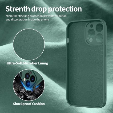 ETUI DO APPLE IPHONE 13 PRO MAX WZMOCNIONE SILIKONOWE +2SZT SZKŁO HARTOWANE