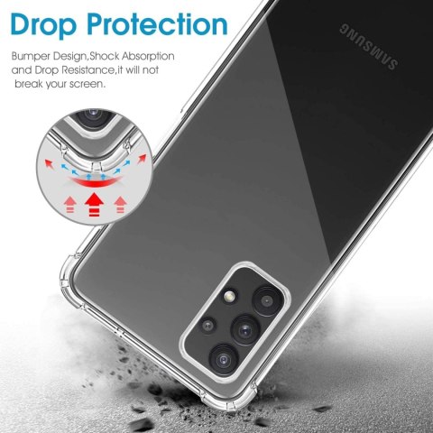 ETUI POKROWIEC DO SAMSUNG GALAXY A33 5G SILIKONOWA BEZBARWNA RAMKA BUMPER