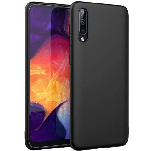 ETUI POKROWIEC DO SAMSUNG GALAXY A50/A50S/A30S CZARNE SILIKONOWE PLECKI