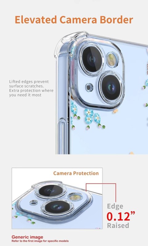 ETUI SILIKONOWE DO SAMSUNG GALAXY A04 CASE TRANSPARENTNY KWIATY PIWONIE