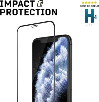 FOLIA OCHRONNA DO APPLE IPHONE 13 PRO MAX 6.7" SOLIDNA OSŁONA CZARNE RAMKI