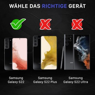 FOLIA OCHRONNA SAMSUNG GALAXY S22 2022 6.10" SOLIDNA OSŁONA EKRANU 3 SZTUKI