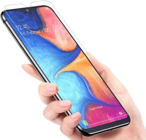 SZKŁO HARTOWANE DO SAMSUNG GALAXY A20E SOLIDNA WYTRZYMAŁA OSŁONA 2 SZTUKI