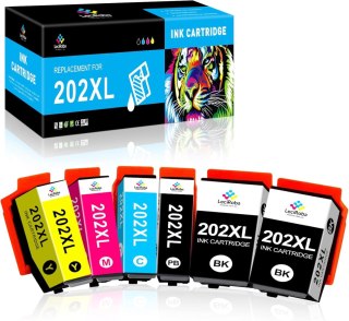 TUSZ 202XL DO DRUKARKI EPSON XP-6100 XP-6105 XP-6005 XP-6000 1xCMY PBK 2xBK