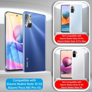 2x SZKŁO HARTOWANE XIAOMI REDMI NOTE 10 5G/ POCO M3 PRO +2x OSŁONA APARATU