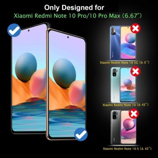 3x SZKŁO HARTOWANE DO REDMI NOTE 10 PRO/10 PRO MAX 6.67"+3x OCHRONA APARATU