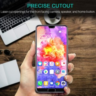 3X SZKŁO HARTOWANE DO TELEFONU HUAWEI P20 Z RAMKĄ MONTAŻOWĄ MOCNE SOLIDNE