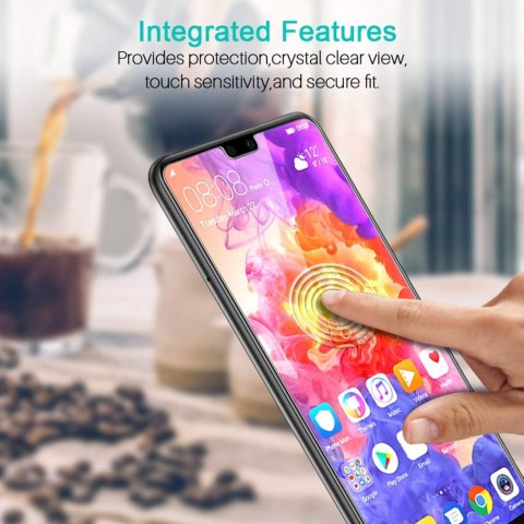 3X SZKŁO HARTOWANE DO TELEFONU HUAWEI P20 Z RAMKĄ MONTAŻOWĄ MOCNE SOLIDNE