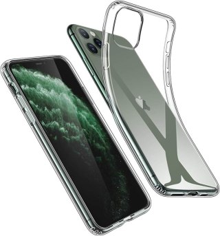 ETUI DO APPLE IPHONE 11 PRO CASE PRZEZROCZYSTY SILIKONOWE PLECKI I A2160