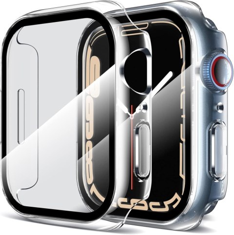 ETUI OCHRONNE NA ZEGAREK APPLE WATCH SERIES 7 41mm BEZBARWNE 2 SZTUKI