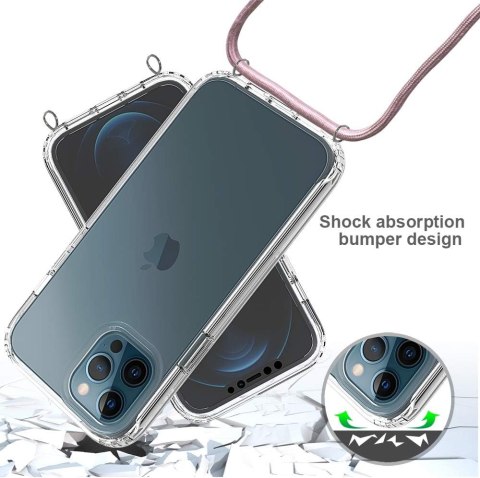 ETUI POKROWIEC APPLE IPHONE 12 PRO MAX 6.7" SOLIDNA RAMKA BUMPER BEZBARWNA