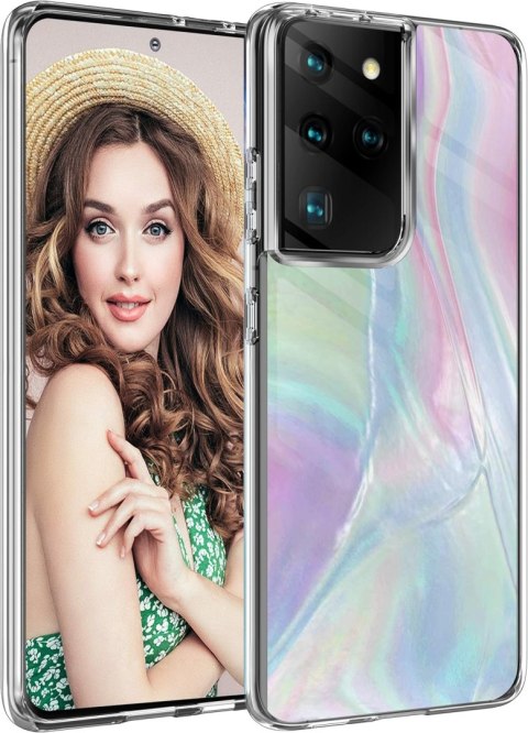 ETUI SAMSUNG GALAXY S21 ULTRA PLECKI CASE SILIKONOWY WIELOKOLOROWY