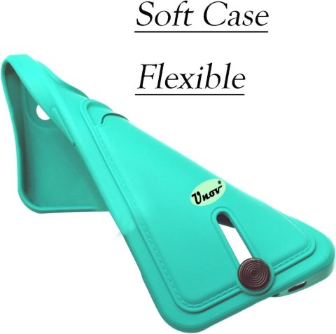 ETUI SILIKONOWE APPLE IPHONE 11 6.1" TURKUSOWE + MIEJSCE NA KARTY PORTFEL