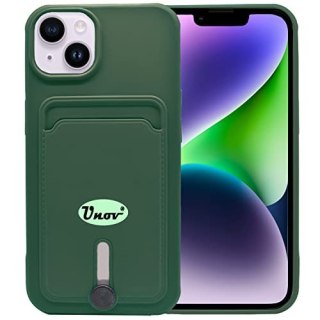 ETUI SILIKONOWE APPLE IPHONE 13/IPHONE 14 6.1" CASE ZIELONY +PORTFEL