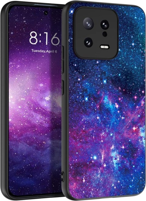 ETUI SILIKONOWE DO XIAOMI 13 6.36" KOSMOS GALAXY ŚWIECĄCE W CIEMNOŚCI