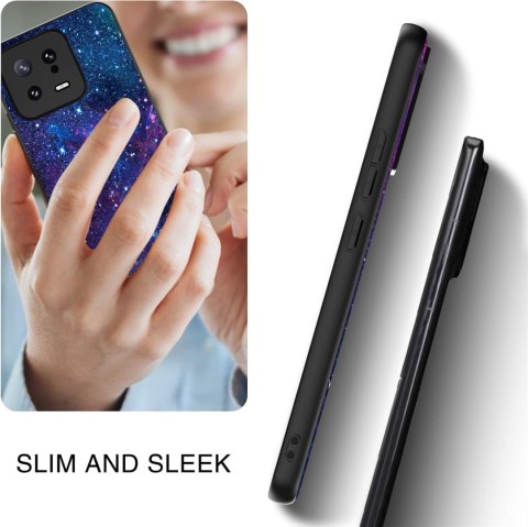 ETUI SILIKONOWE DO XIAOMI 13 6.36" KOSMOS GALAXY ŚWIECĄCE W CIEMNOŚCI