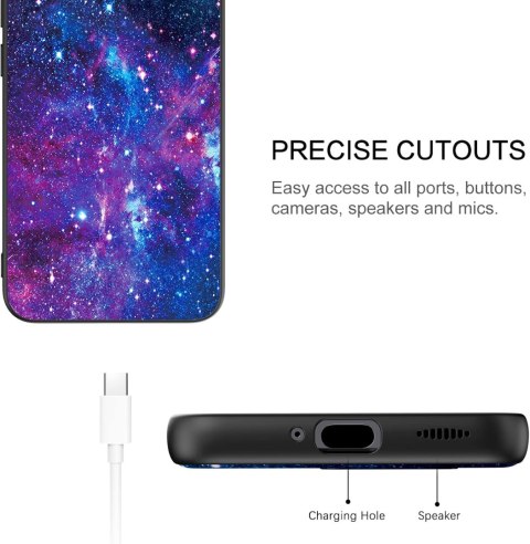 ETUI SILIKONOWE DO XIAOMI 13 6.36" KOSMOS GALAXY ŚWIECĄCE W CIEMNOŚCI