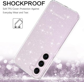 ETUI SILIKONOWE DO SAMSUNG GALAXY S22 6.10" CASE BEZBARWNY BROKATOWY