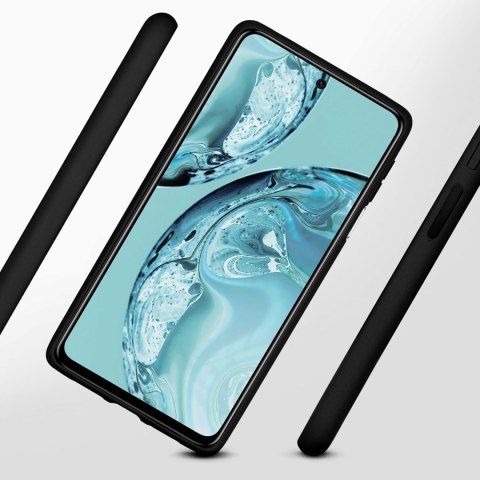 ETUI SILIKONOWE XIAOMI REDMI NOTE 9 PRO CZARNE Z OCHRONĄ OBIEKTYWÓW