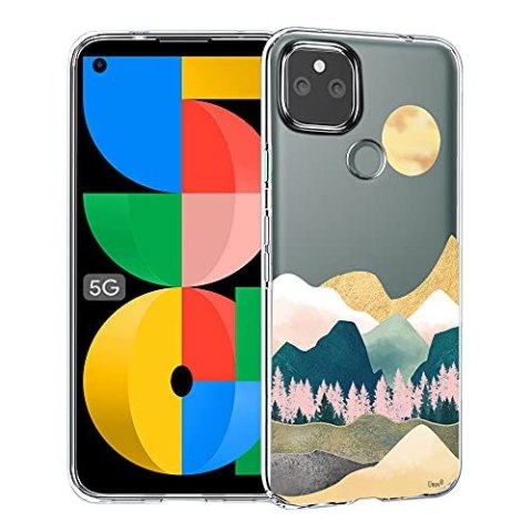 ETUI TRANSPARENTNE GOOGLE PIXEL 5A 5G 6.34" CASE Z GÓRAMI SIERRA NEVADA