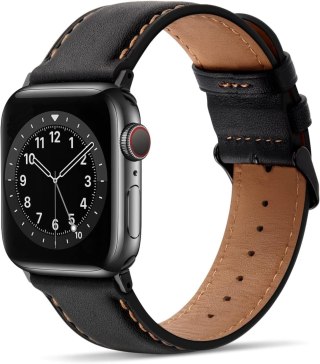 PASEK DO ZEGARKA APPLE WATCH 38/40/41 SE/9/8/7/6/5/4/3/2/1 CZARNY+ETUI 38mm