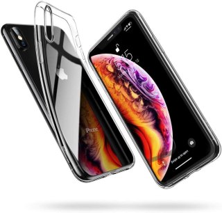 PLECKI ETUI DO APPLE IPHONE XS/IPHONE X CASE SILIKONOWY PRZEZROCZYSTY