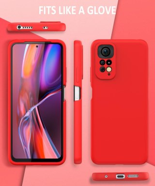 SILIKONOWE ETUI DO XIAOMI REDMI NOTE 11 PRO 5G CASE PLECKI CZERWONE