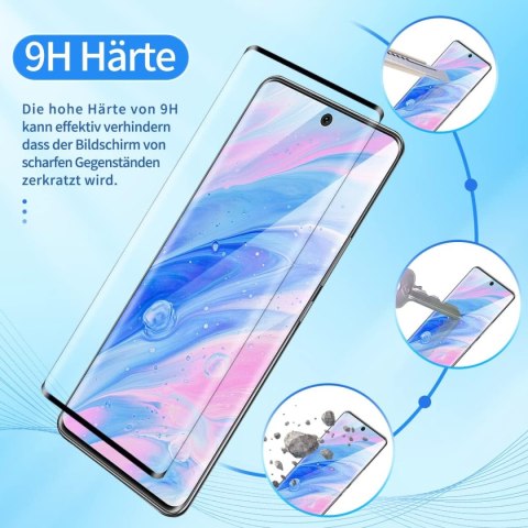 2x SZKŁO HARTOWANE HUAWEI NOVA 9/HONOR 50 ZAOKRĄGLENIA I CZARNA OBWÓDKA