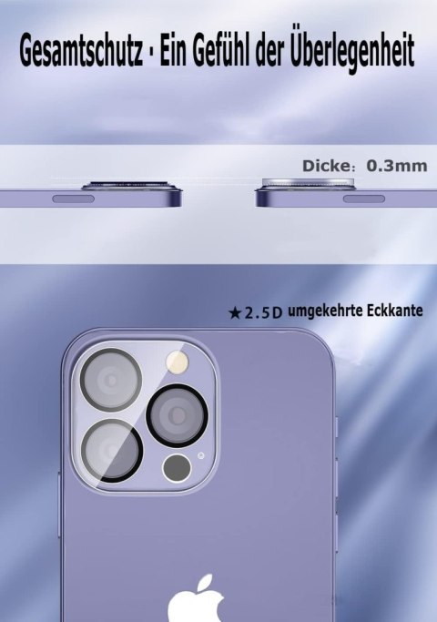 2x SZKŁO HARTOWANE NA POTRÓJNY APARAT APPLE IPHONE 14 PRO/14 PRO MAX