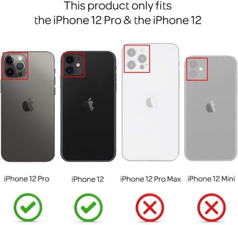 ETUI APPLE IPHONE 12/12 PRO CASE PÓŁPRZEZROCZYSTE SILIKONOWE PLECKI A217