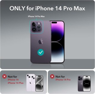 ETUI DO APPLE IPHONE 14 PRO MAX PLECKI PRZEZROCZYSTE SILIKONOWE