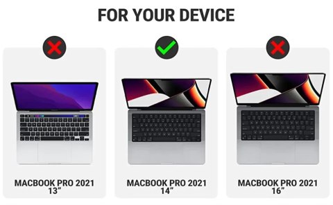 ETUI DO MACBOOKA PRO 14" 2021 A2442 M1 Pro/M1 Max różowe twarde Supcase