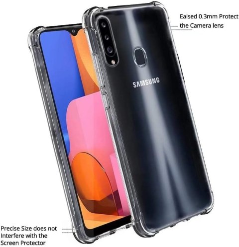 ETUI DO SAMSUNG GALAXY A20S PRZEZROCZYSTE SILIKONOWE PLECKI ELASTYCZNE