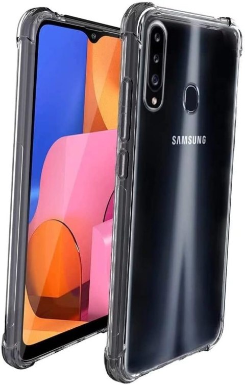 ETUI DO SAMSUNG GALAXY A20S PRZEZROCZYSTE SILIKONOWE PLECKI ELASTYCZNE