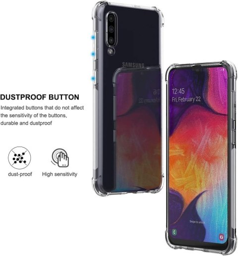 ETUI DO SAMSUNG GALAXY A70 PRZEZROCZYSTE SILIKONOWE PLECKI ELASTYCZNE