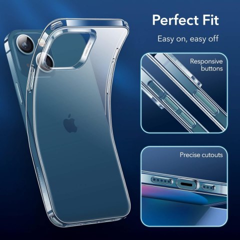 ETUI ESR SILIKONOWE APPLE IPHONE 13 6.1" CASE BEZBARWNY WZMOCNIONY A2482