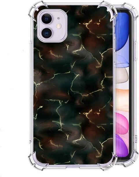 ETUI POKROWIEC DO APPLE IPHONE 11 6.1"CASE CZARNE SILIKONOWE PLECKI