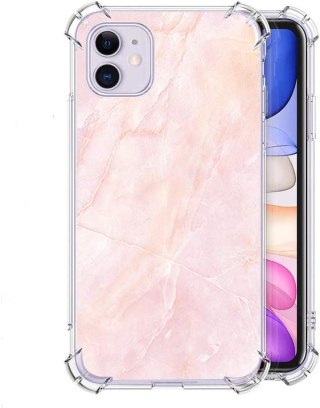 ETUI POKROWIEC DO APPLE IPHONE 11 6.1"CASE RÓŻOWE SILIKONOWE PLECKI