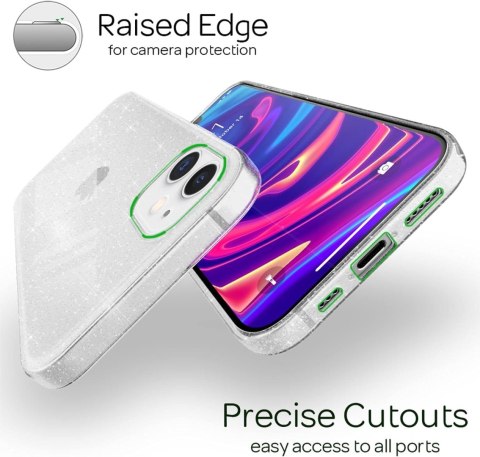 ETUI POKROWIEC DO APPLE IPHONE 12/12 PRO CASE PLECKI BŁYSZCZĄCE A2172