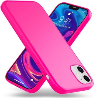 ETUI POKROWIEC DO APPLE IPHONE 12/12 PRO CASE RÓŻOWE SOLIDNE PLECKI A217