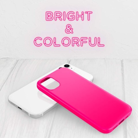 ETUI POKROWIEC DO APPLE IPHONE 12/12 PRO CASE RÓŻOWE SOLIDNE PLECKI A217