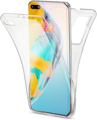 ETUI POKROWIEC DO HUAWEI P40 PRO SILIKONOWY BEZBARWNY ZAMYKANY CASE BUMPER