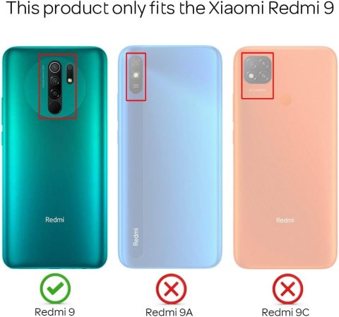 ETUI POKROWIEC DO XIAOMI REDMI 9 CZARNE SILIKONOWE PLECKI Z PIERŚCIENIEM