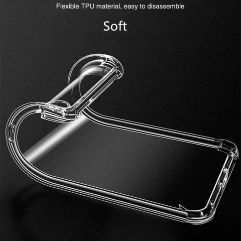 ETUI POKROWIEC DO SAMSUNG GALAXY A10 CASE PRZEZROCZYSTE SILIKONOWE PLECKI