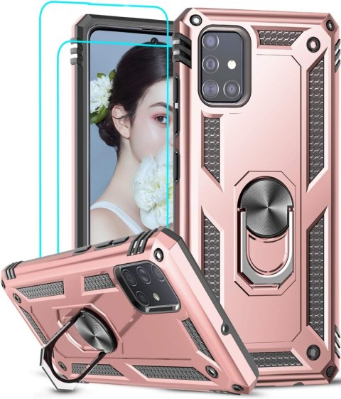 ETUI POKROWIEC SAMSUNG GALAXY S22 ULTRA CASE PLECKI SOLIDNE Z PIERŚCIENIEM